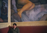 Alfred Molina and some Diego Rivera frescos